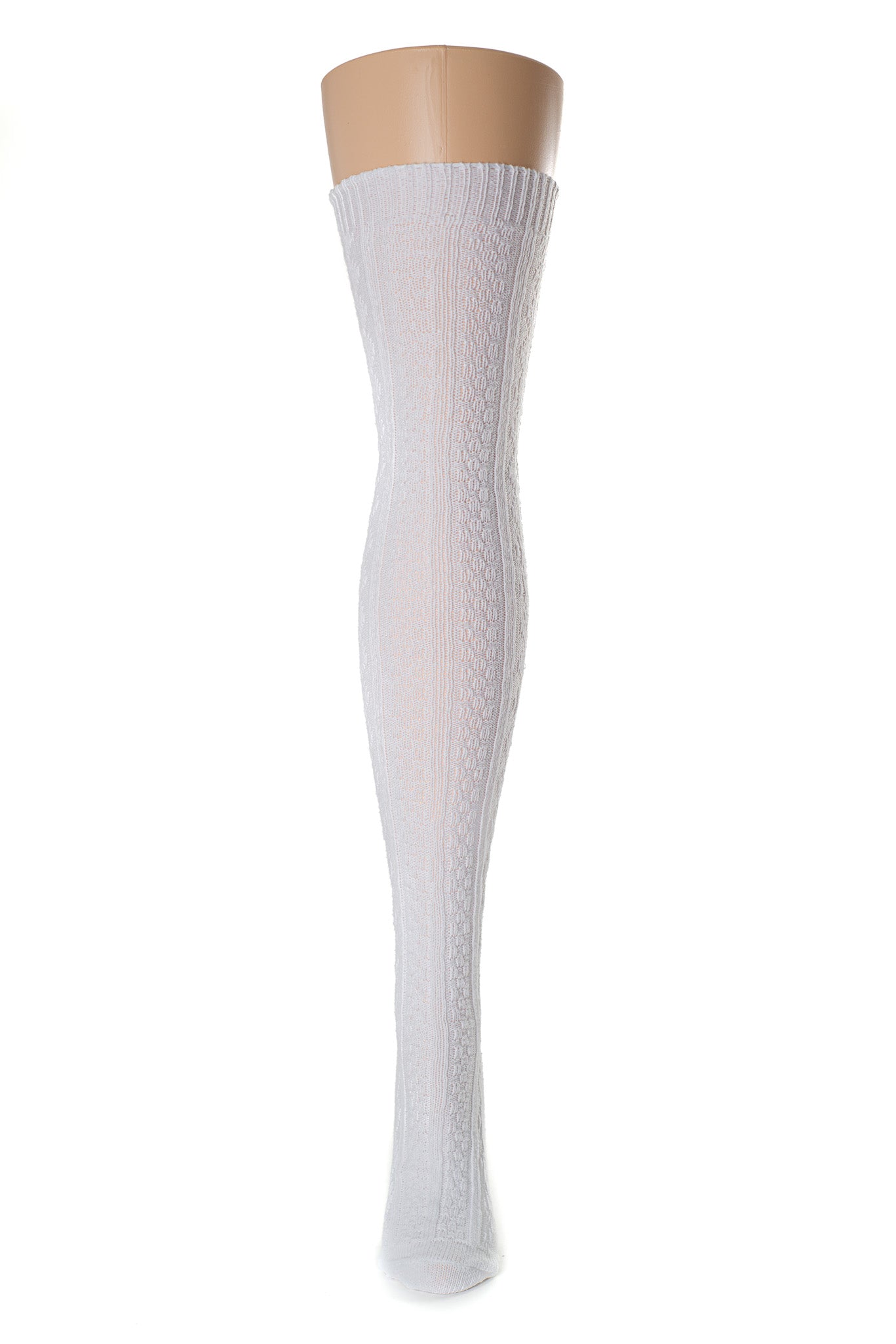 Cabled Cotton Stockings | Delp Stockings