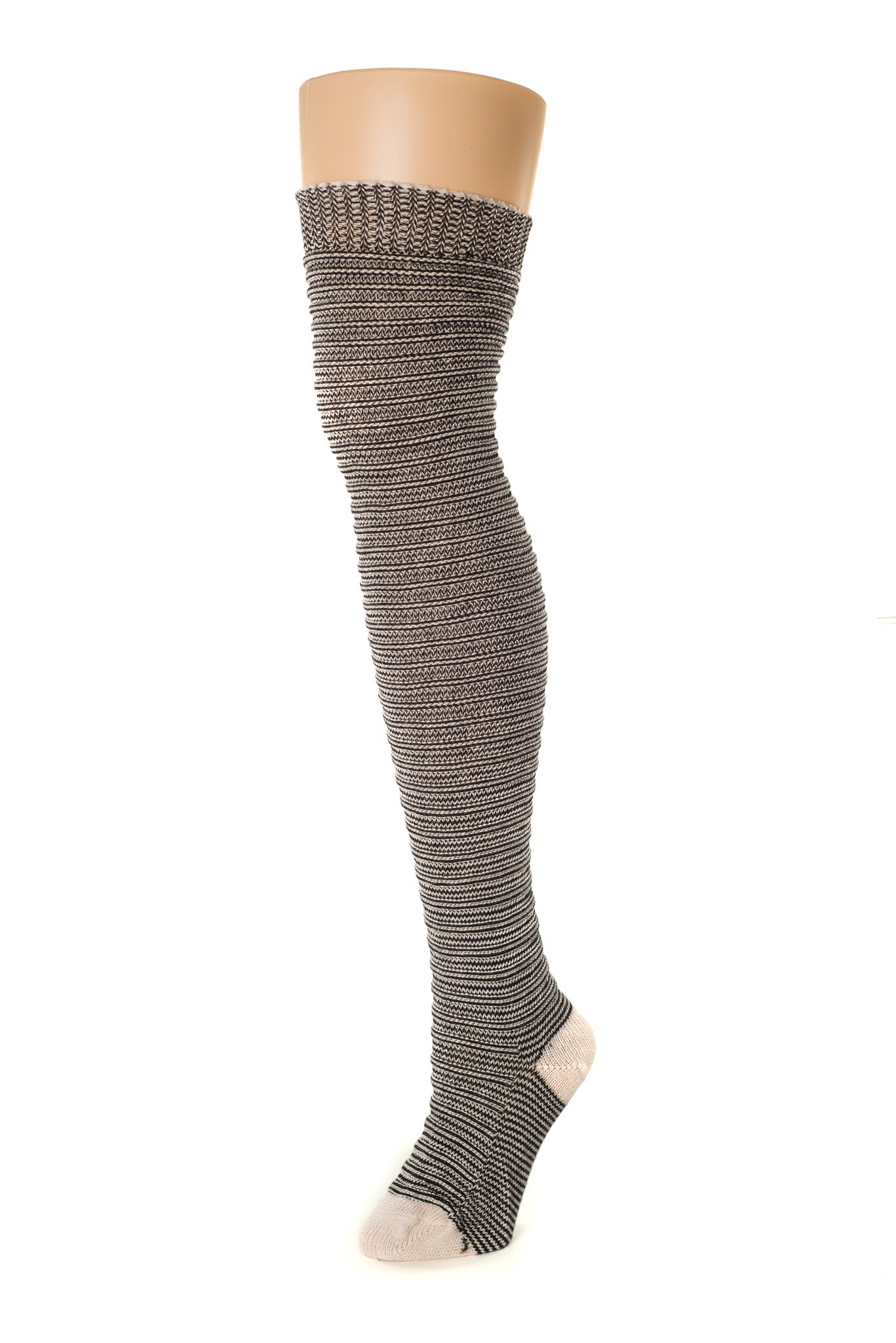 Horizontal Ribbed / Banded Stockings | Delp Stockings