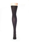 Delp Stockings Openwork Silk SALE Stockings. Black color back view.